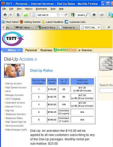 TSTT Dial-up Rates.JPG